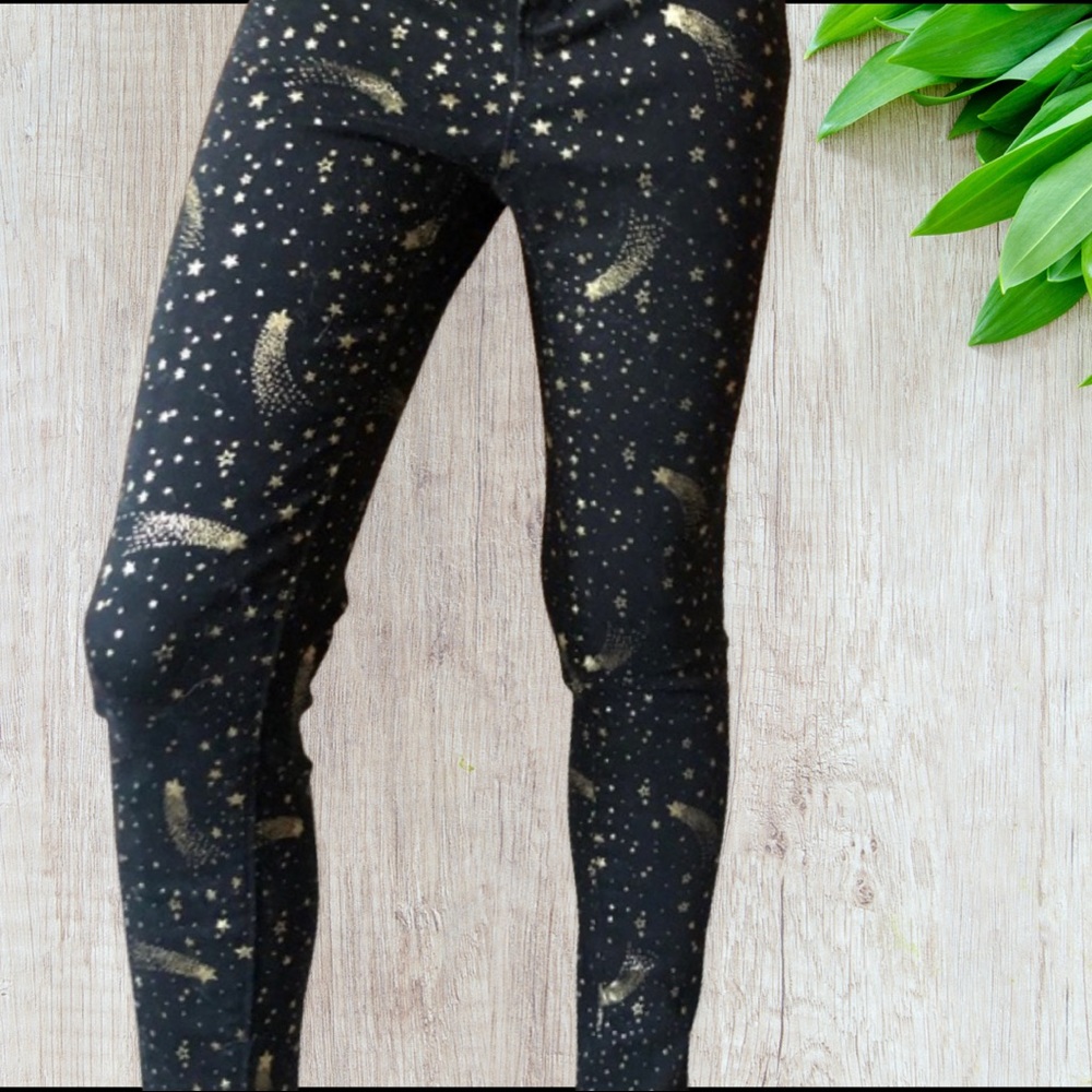Old Navy Girls Black Rockstar Jeggings, size 12